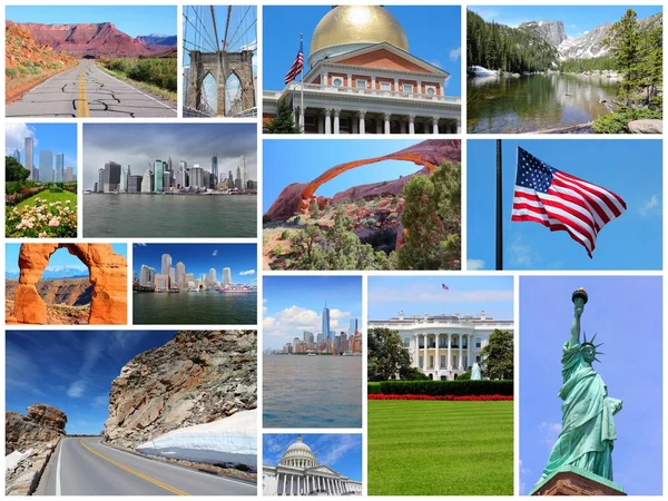 Estados Unidos collage —  Fotos de Stock