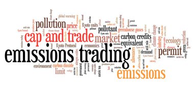 Emissions trading clipart