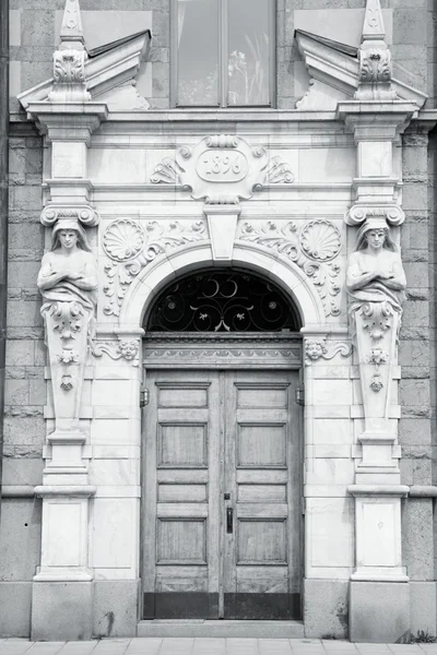 Staré dveře ve Stockholmu — Stock fotografie