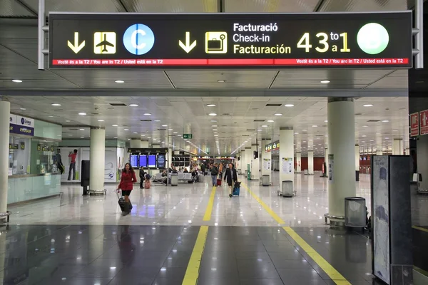 Aeroporto di Barcellona — Foto Stock