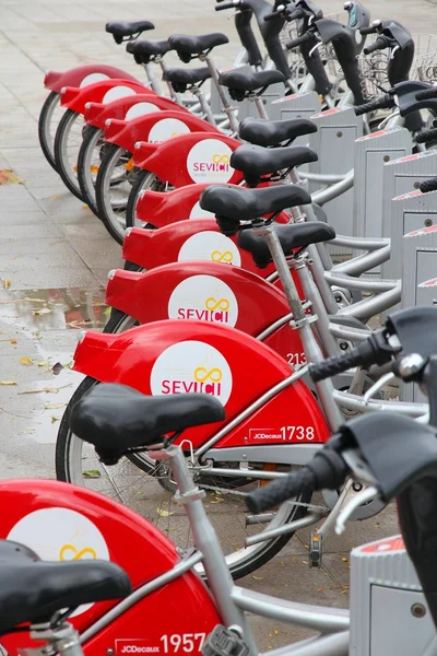 Bicycle sharing in Spain — Stock Photo, Image