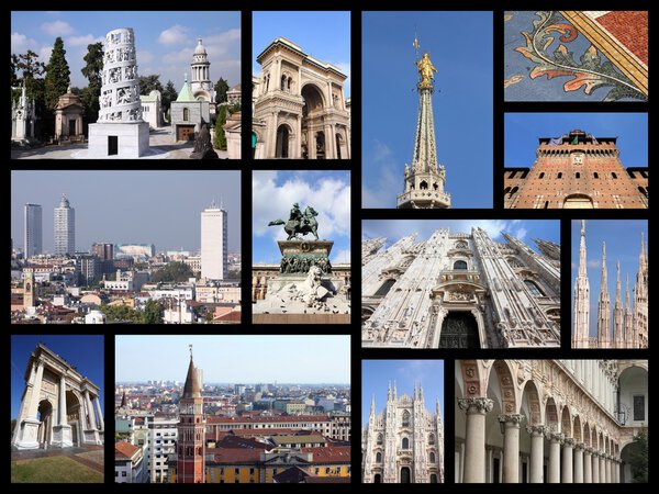 Milan collage