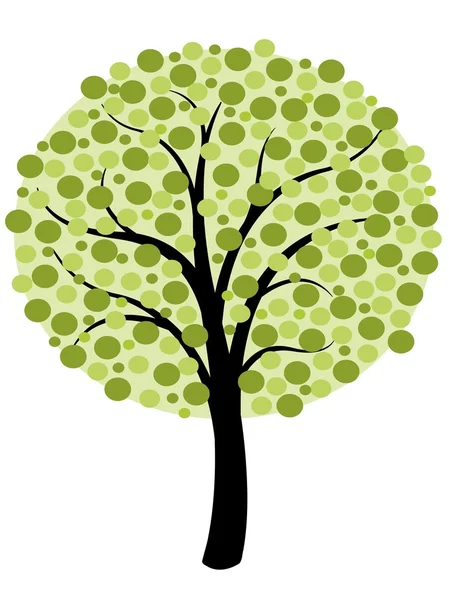 Vettore albero semplice — Vettoriale Stock