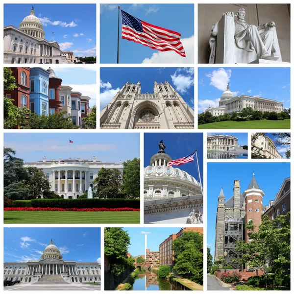 Collage Washington DC — Foto Stock