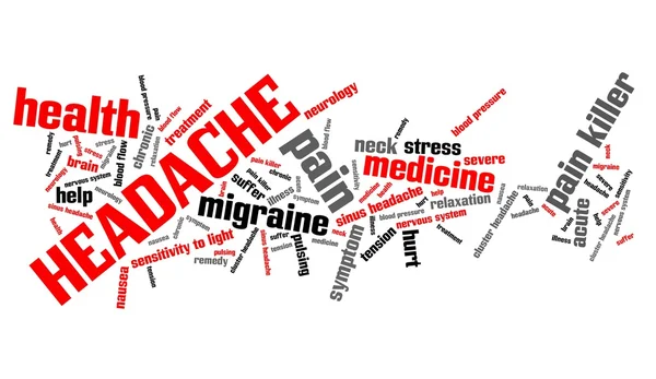 Medycyna ból głowy — Zdjęcie stockowe