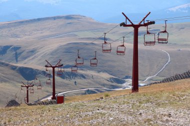 Yaz aylarında teleferik