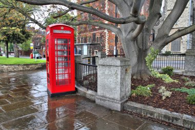 yağmurlu bir Londra