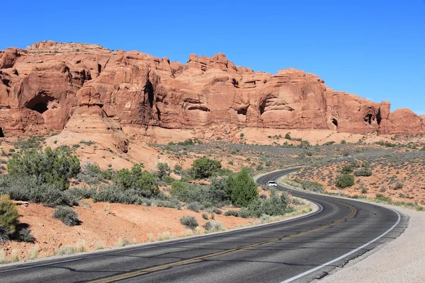 Amerika Birleşik Devletleri yol — Stok fotoğraf