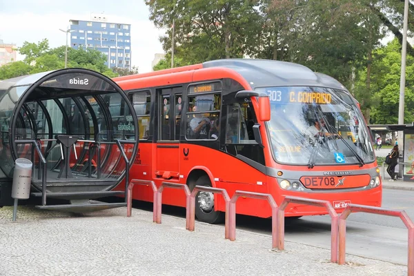 Curitiba autobus — Stock fotografie