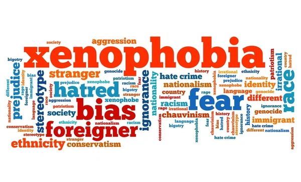 Xenofobia — Foto de Stock
