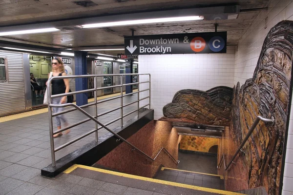 New Yorker U-Bahn — Stockfoto