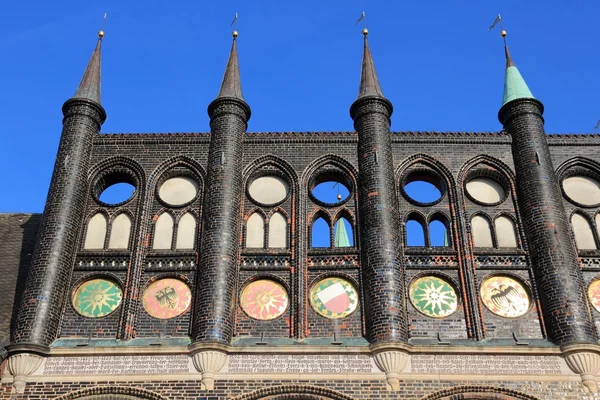 Lubeck Town Hall — Stock Photo, Image