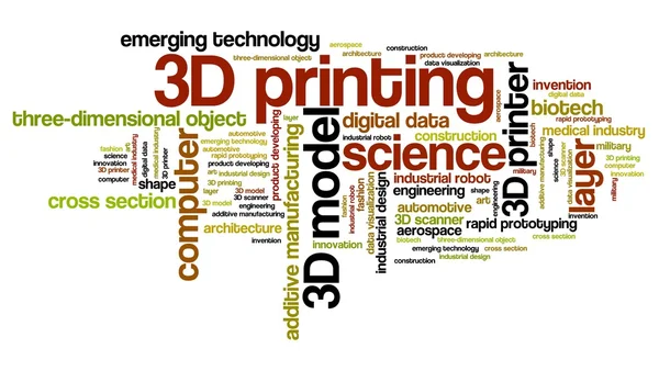 Impresión 3D — Foto de Stock