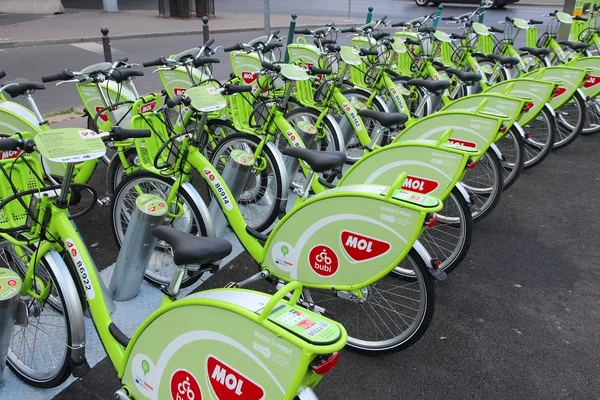 Budapest bicycles — Stock Photo, Image