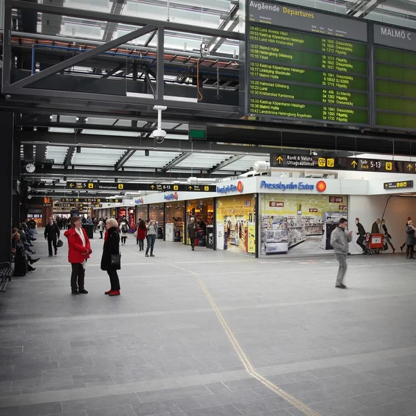 Malmö central — Stockfoto