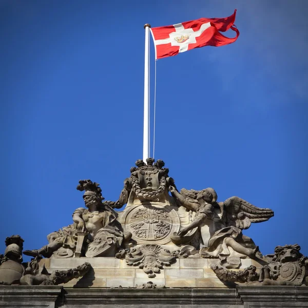 Denmark flag — Stock Photo, Image