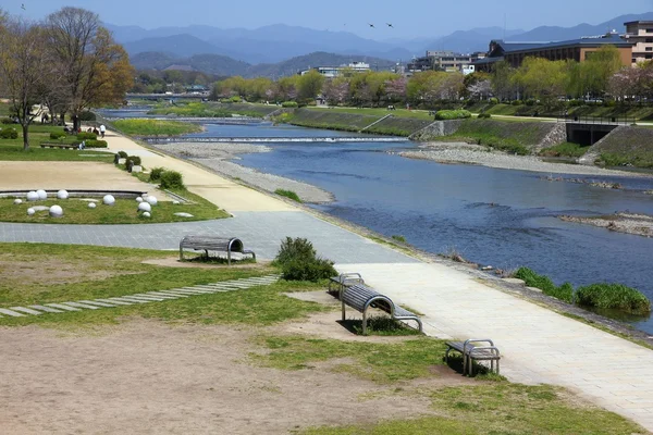 Kamo-gawa, Kyoto — Stock Photo, Image