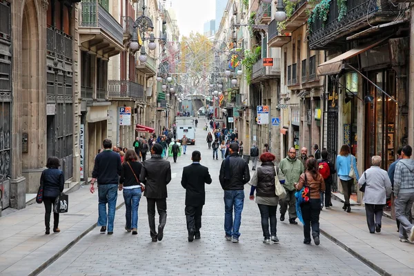 Barcelona street — Stockfoto