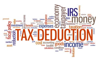 Tax deduction clipart