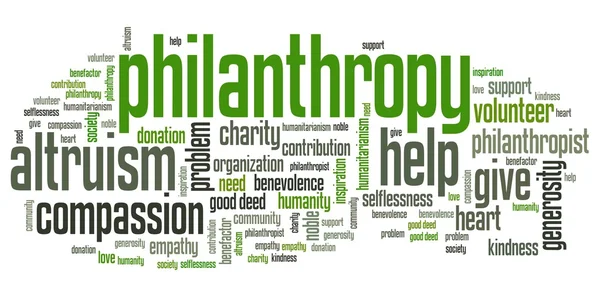 Philanthropie — Photo