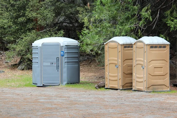 Yosemite portable toilets — Stock Photo, Image