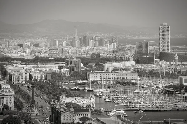 Barcelona vista ciudad — Foto de Stock