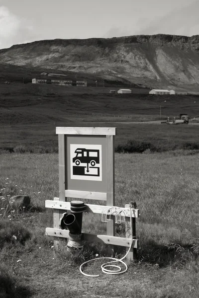 Stazione di scarico camper — Foto Stock