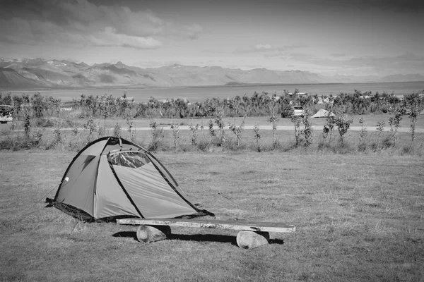 Islândia camping — Fotografia de Stock