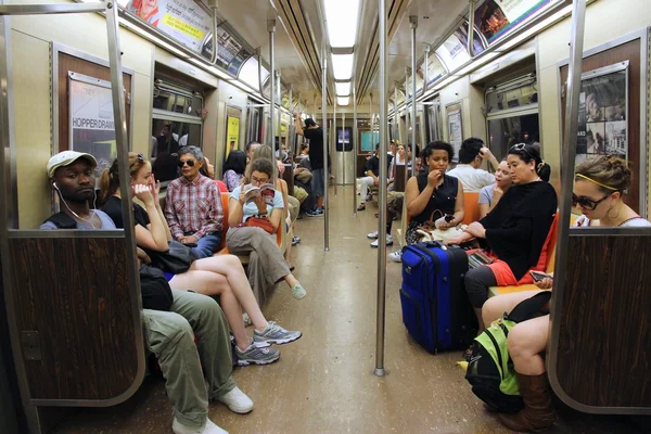 纽约地铁 — 图库照片