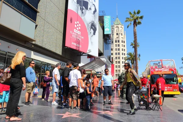 Hollywood passeggiata di fama — Foto Stock