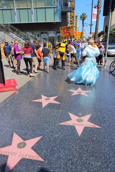 Hollywood promenad berömmelse — Stockfoto