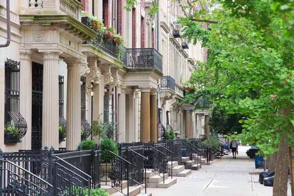 Νέα Υόρκη brownstone — Φωτογραφία Αρχείου