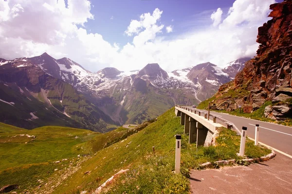 Droga alpejska w Austrii — Zdjęcie stockowe