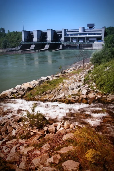 Waterkrachtcentrale — Stockfoto