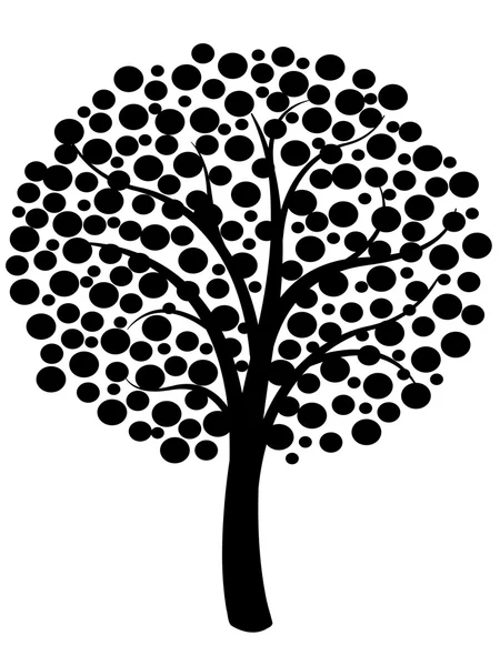 Simplistic tree — Stock Vector