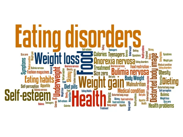 Anorexia y bulimia — Foto de Stock