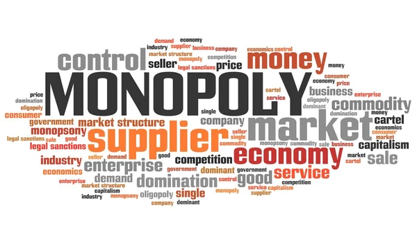 Marknaden monopol — Stockfoto