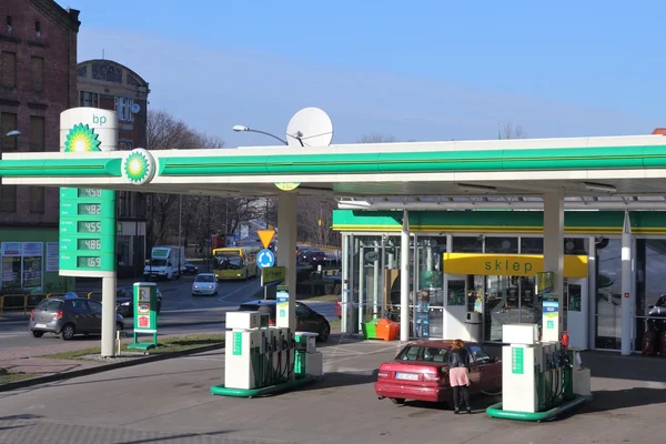 Posto de gasolina bp — Fotografia de Stock