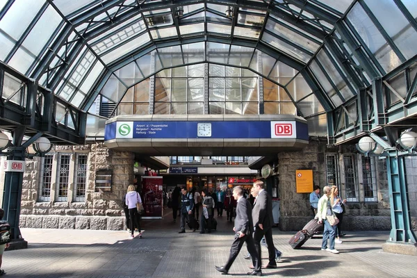 Stazione ferroviaria di Amburgo — Foto Stock