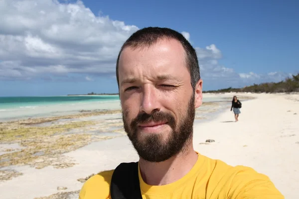Selfie turistici a Cuba — Foto Stock