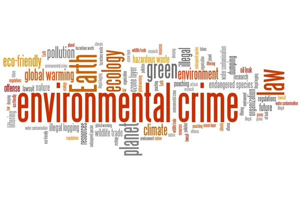 環境犯罪 — ストック写真