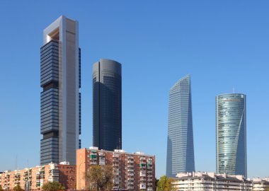 Madrid skyline clipart