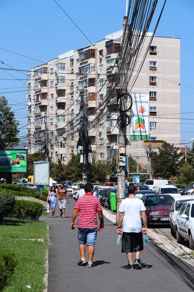 Trassliga kablar i Rumänien — Stockfoto