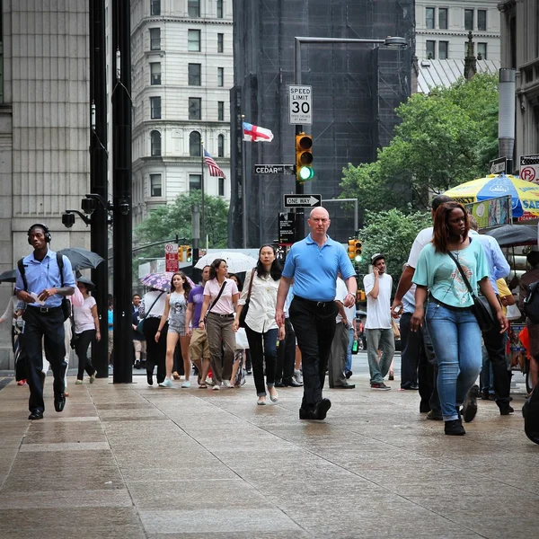 New york mensen — Stockfoto