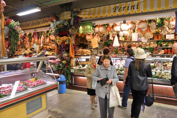 Italia mercado alimentario — Foto de Stock