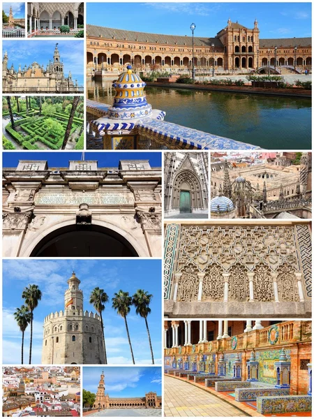 Seville photo set — Zdjęcie stockowe