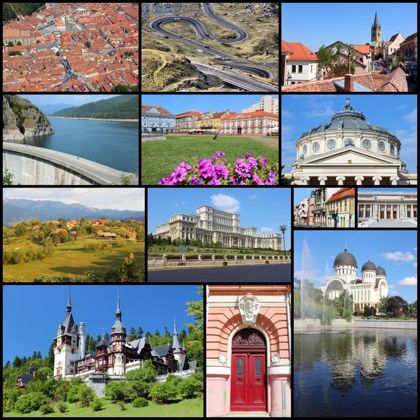 Romania collage — Stock fotografie