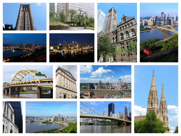 Pittsburgh collage — Stok fotoğraf