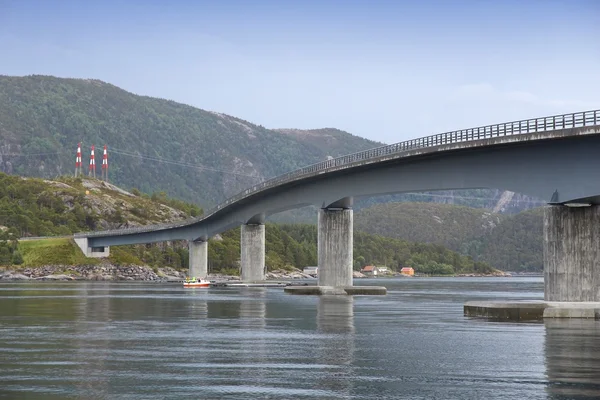 在挪威桥 — 图库照片