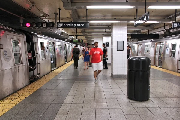 De metro van New York — Stockfoto